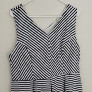 Striped Sleeveless Dress